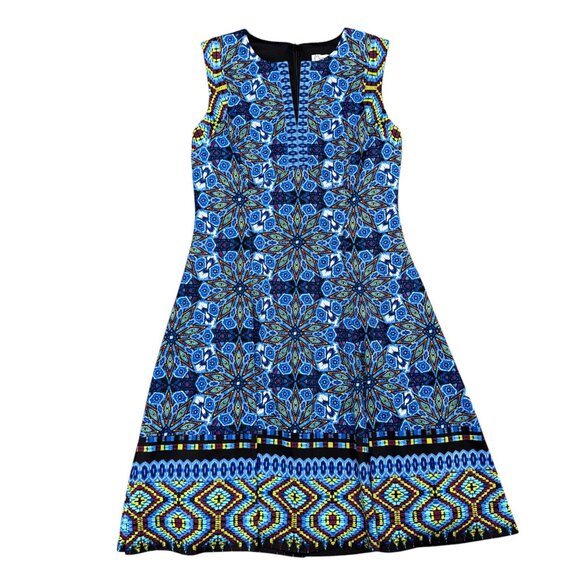 Women's MAGGY L. Knee-Length Sleeveless Dress- Size 8‎ - Picture 1 of 6
